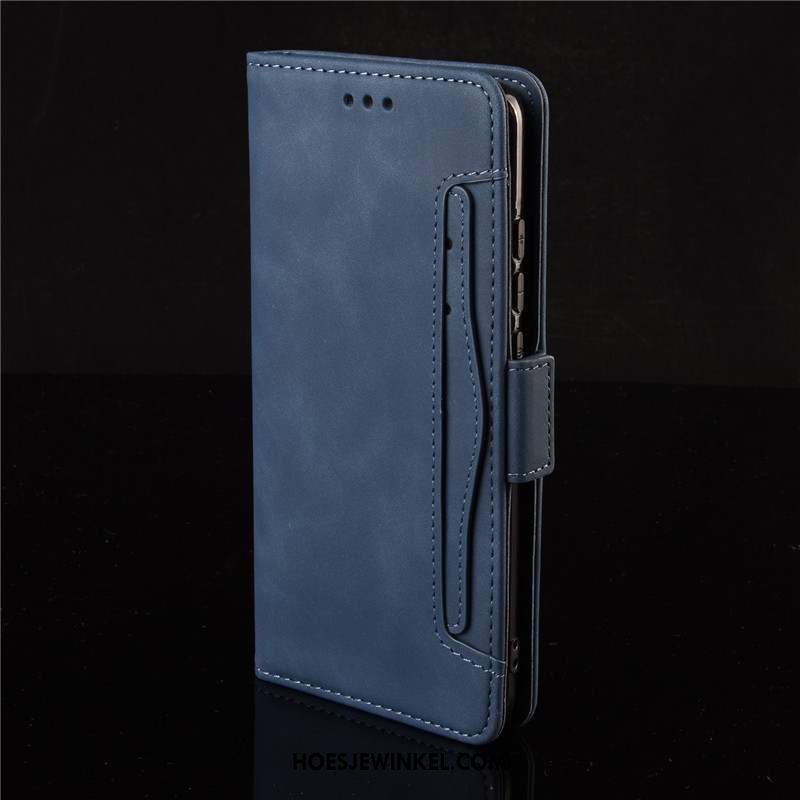 Xiaomi Mi 10 Pro Hoesje Bescherming Mobiele Telefoon Leren Etui, Xiaomi Mi 10 Pro Hoesje Kaart Folio Beige