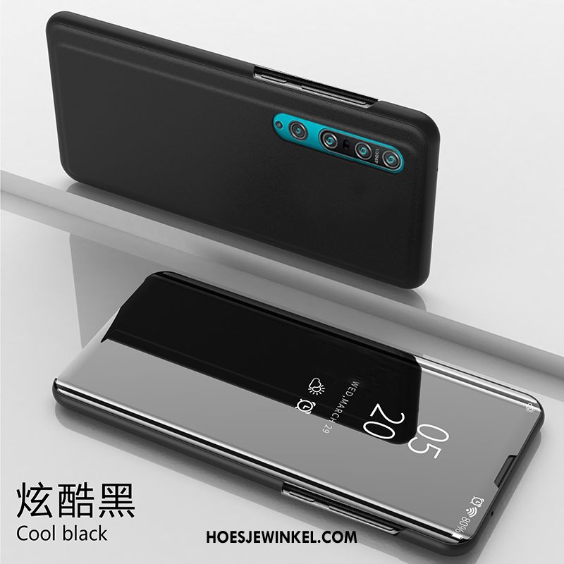 Xiaomi Mi 10 Pro Hoesje Goud Persoonlijk All Inclusive, Xiaomi Mi 10 Pro Hoesje Folio Mobiele Telefoon Beige