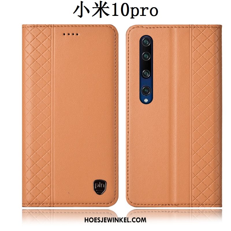 Xiaomi Mi 10 Pro Hoesje Hoes Geel Mini, Xiaomi Mi 10 Pro Hoesje Mobiele Telefoon Bescherming Beige