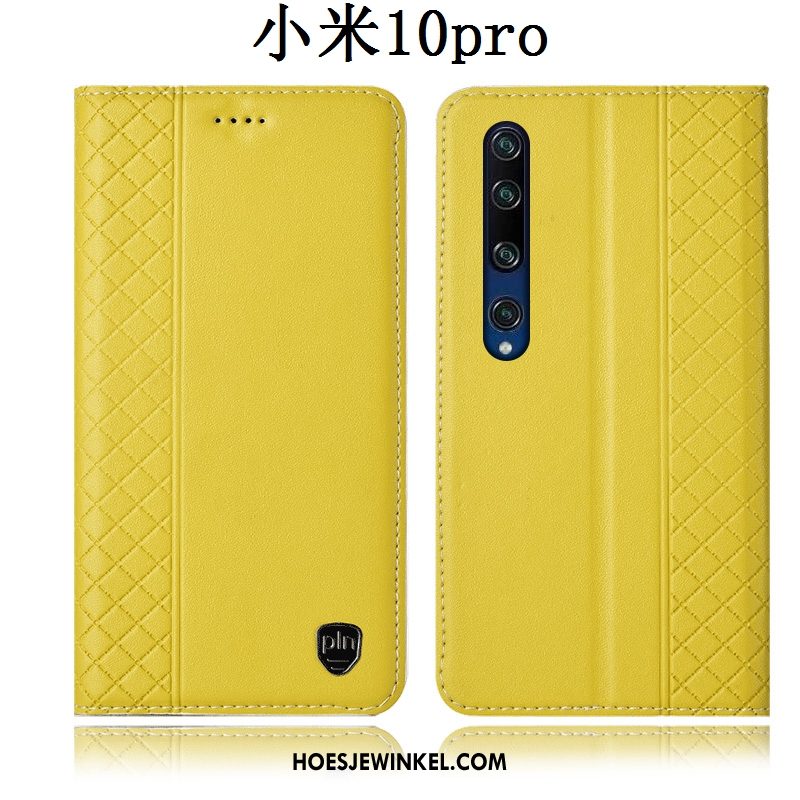 Xiaomi Mi 10 Pro Hoesje Hoes Geel Mini, Xiaomi Mi 10 Pro Hoesje Mobiele Telefoon Bescherming Beige