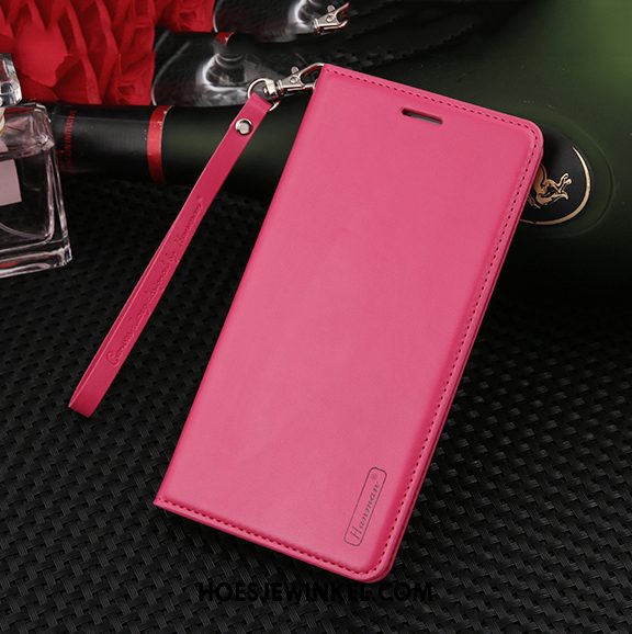 Xiaomi Mi 10 Pro Hoesje Mobiele Telefoon Bescherming Roze, Xiaomi Mi 10 Pro Hoesje Echt Leer Mini Beige