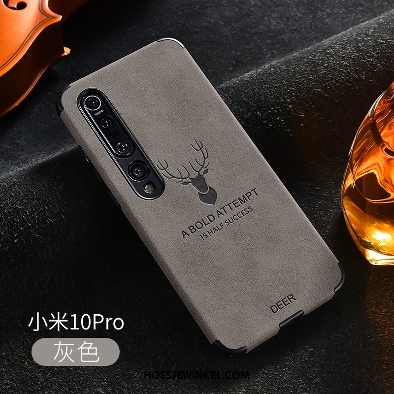 Xiaomi Mi 10 Pro Hoesje Mode Bescherming Kwaliteit, Xiaomi Mi 10 Pro Hoesje Zacht Groen Beige