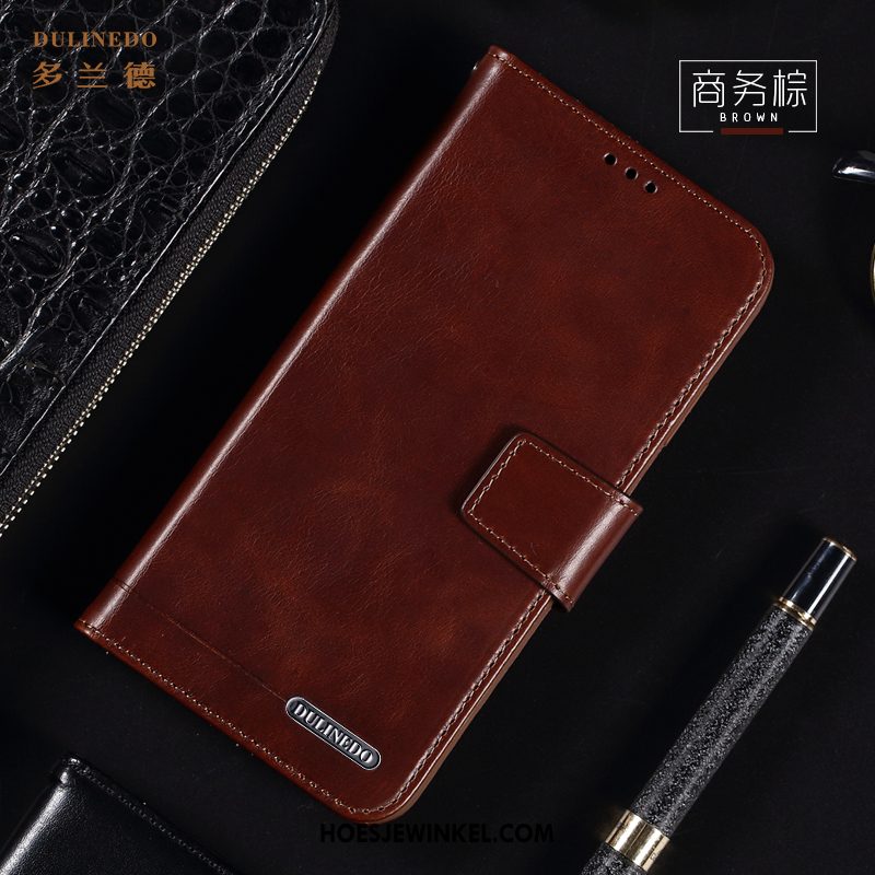 Xiaomi Mi 10 Pro Hoesje Net Red Jeugd Mobiele Telefoon, Xiaomi Mi 10 Pro Hoesje Mini Kaart Braun Beige