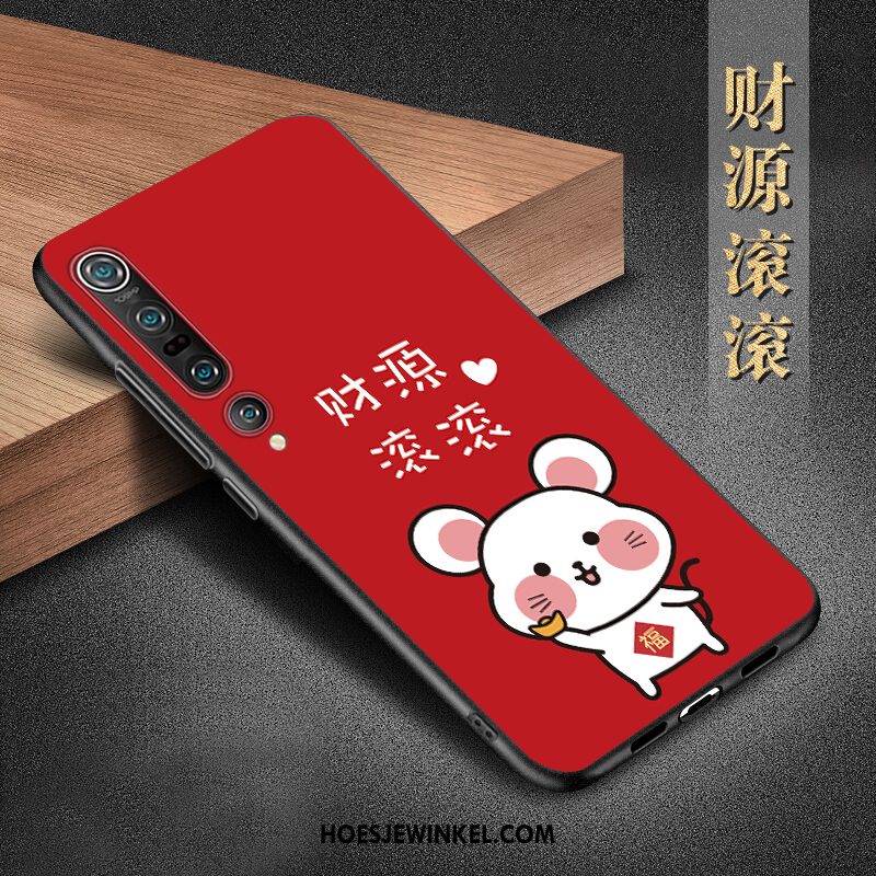 Xiaomi Mi 10 Pro Hoesje Trend Mobiele Telefoon Mini, Xiaomi Mi 10 Pro Hoesje Hoes Schrobben Beige