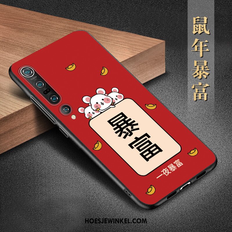 Xiaomi Mi 10 Pro Hoesje Trend Mobiele Telefoon Mini, Xiaomi Mi 10 Pro Hoesje Hoes Schrobben Beige