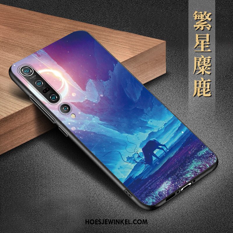 Xiaomi Mi 10 Pro Hoesje Trend Mobiele Telefoon Mini, Xiaomi Mi 10 Pro Hoesje Hoes Schrobben Beige