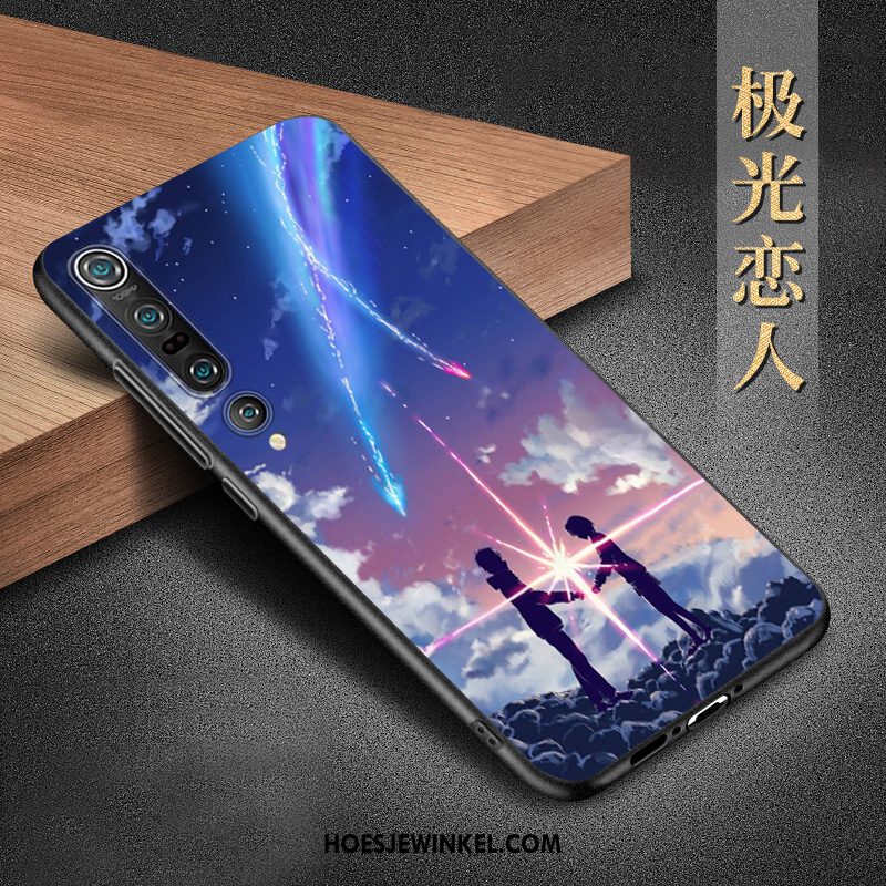 Xiaomi Mi 10 Pro Hoesje Trend Mobiele Telefoon Mini, Xiaomi Mi 10 Pro Hoesje Hoes Schrobben Beige