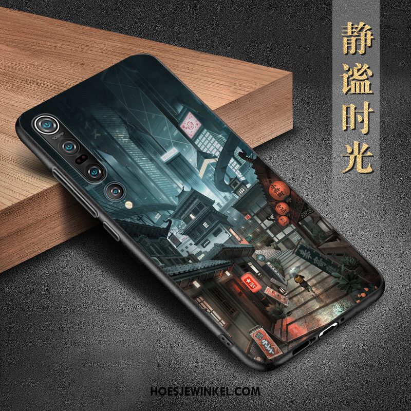 Xiaomi Mi 10 Pro Hoesje Trend Mobiele Telefoon Mini, Xiaomi Mi 10 Pro Hoesje Hoes Schrobben Beige