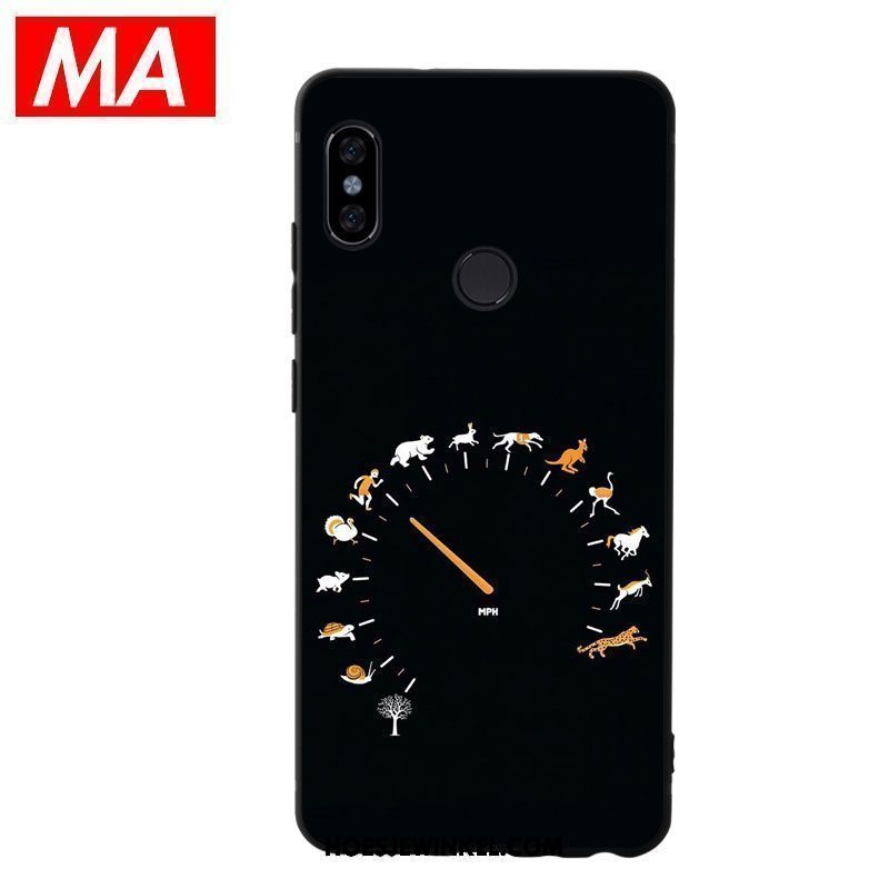 Xiaomi Mi 8 Hoesje Bescherming Hoes Persoonlijk, Xiaomi Mi 8 Hoesje Eenvoudige Zwart Beige