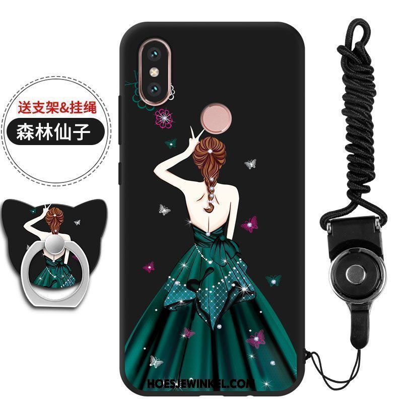 Xiaomi Mi 8 Hoesje Bescherming Mobiele Telefoon Anti-fall, Xiaomi Mi 8 Hoesje Hanger Geel Beige