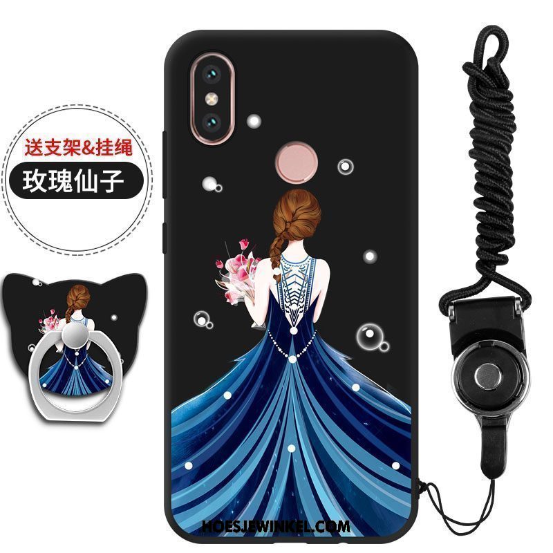 Xiaomi Mi 8 Hoesje Bescherming Mobiele Telefoon Anti-fall, Xiaomi Mi 8 Hoesje Hanger Geel Beige