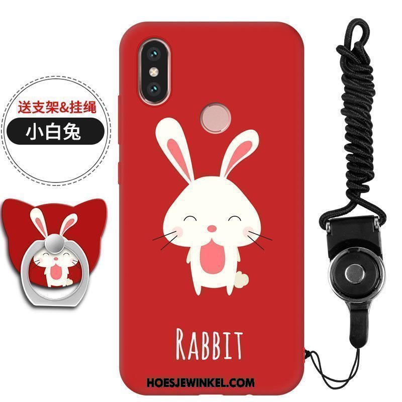 Xiaomi Mi 8 Hoesje Bescherming Mobiele Telefoon Anti-fall, Xiaomi Mi 8 Hoesje Hanger Geel Beige