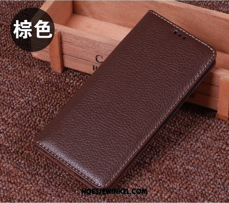 Xiaomi Mi 8 Hoesje Folio Bescherming Hoes, Xiaomi Mi 8 Hoesje Mini Anti-fall Braun Beige