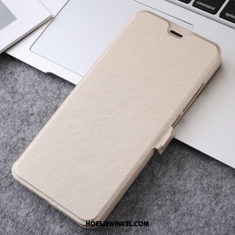 Xiaomi Mi 8 Hoesje Goud Clamshell Winterslaap, Xiaomi Mi 8 Hoesje Mobiele Telefoon Anti-fall Beige