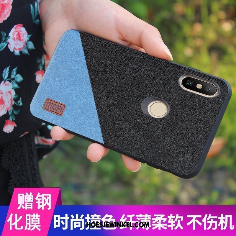 Xiaomi Mi 8 Hoesje Hard Rood Eenvoudige, Xiaomi Mi 8 Hoesje Bescherming Mini Beige