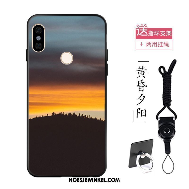 Xiaomi Mi 8 Hoesje Mini Bescherming Groen, Xiaomi Mi 8 Hoesje Zacht Hoes Beige