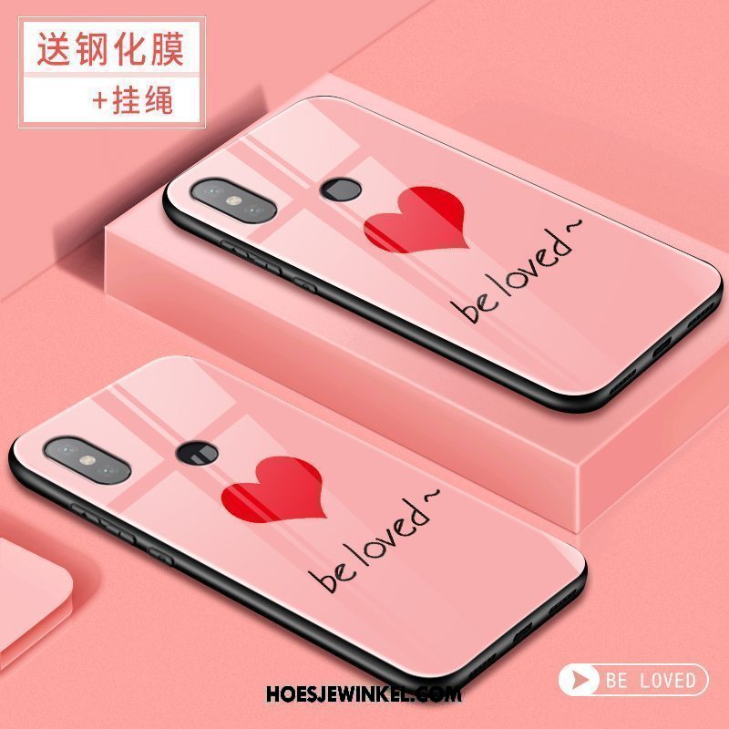 Xiaomi Mi 8 Hoesje Mobiele Telefoon Persoonlijk Roze, Xiaomi Mi 8 Hoesje Zacht Anti-fall Beige