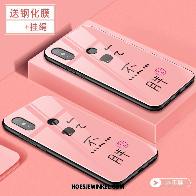 Xiaomi Mi 8 Hoesje Mobiele Telefoon Persoonlijk Roze, Xiaomi Mi 8 Hoesje Zacht Anti-fall Beige