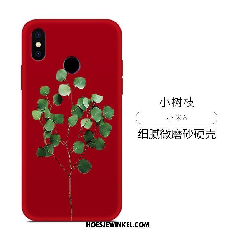 Xiaomi Mi 8 Hoesje Persoonlijk Schrobben Bescherming, Xiaomi Mi 8 Hoesje Mooie Spotprent Beige