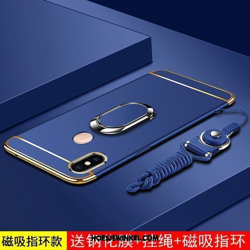 Xiaomi Mi 8 Hoesje Ring All Inclusive Persoonlijk, Xiaomi Mi 8 Hoesje Mobiele Telefoon Dun Beige