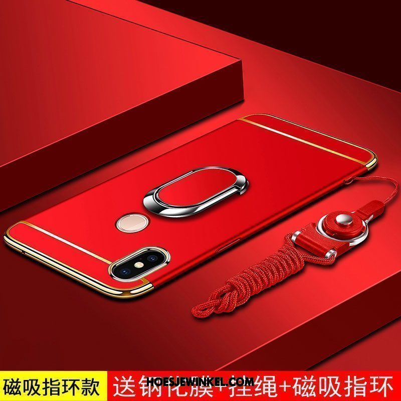 Xiaomi Mi 8 Hoesje Ring All Inclusive Persoonlijk, Xiaomi Mi 8 Hoesje Mobiele Telefoon Dun Beige
