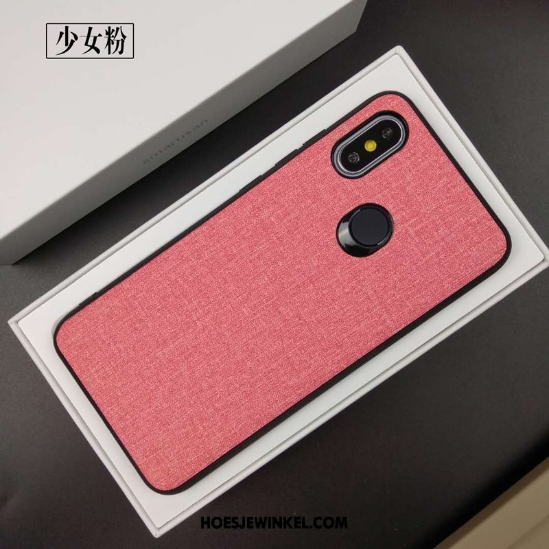 Xiaomi Mi 8 Hoesje Scheppend Original Rood, Xiaomi Mi 8 Hoesje Mini Mobiele Telefoon Beige