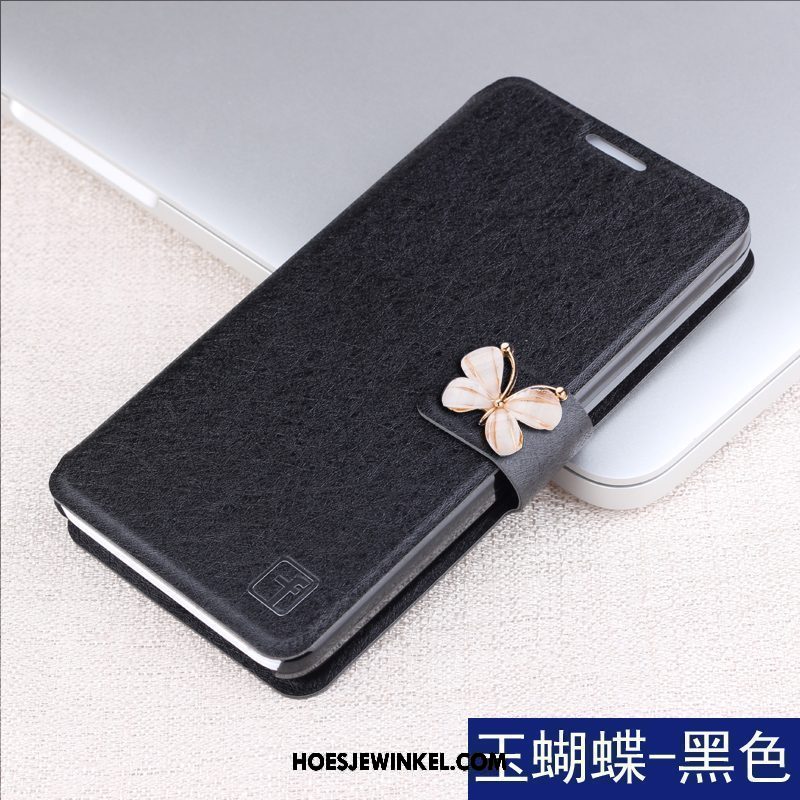 Xiaomi Mi 8 Hoesje Wit Folio Leren Etui, Xiaomi Mi 8 Hoesje Anti-fall Mobiele Telefoon Beige