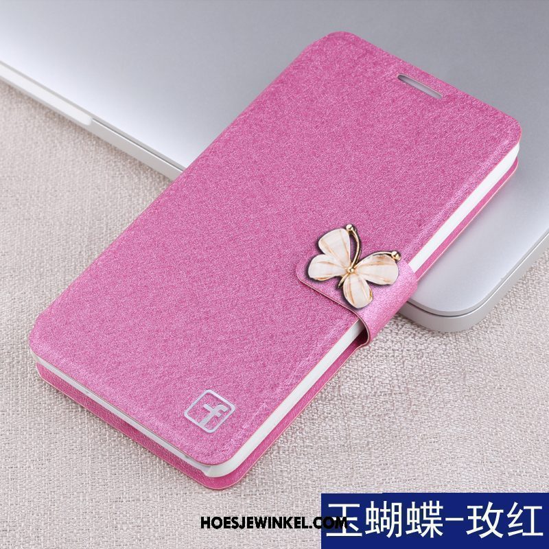 Xiaomi Mi 8 Hoesje Wit Folio Leren Etui, Xiaomi Mi 8 Hoesje Anti-fall Mobiele Telefoon Beige