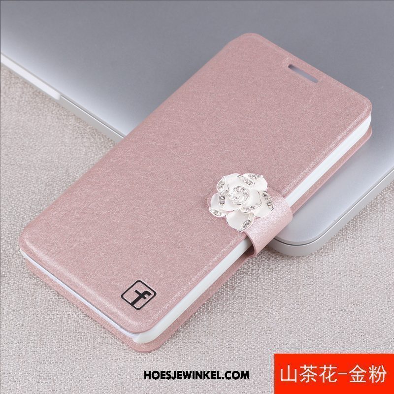 Xiaomi Mi 8 Hoesje Wit Folio Leren Etui, Xiaomi Mi 8 Hoesje Anti-fall Mobiele Telefoon Beige