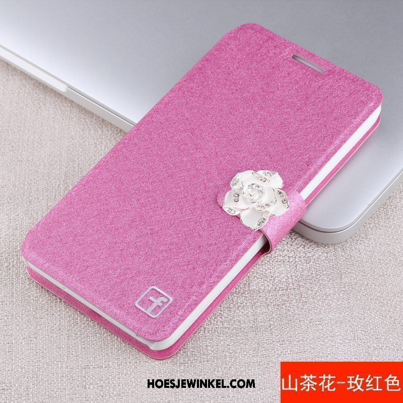 Xiaomi Mi 8 Hoesje Wit Folio Leren Etui, Xiaomi Mi 8 Hoesje Anti-fall Mobiele Telefoon Beige