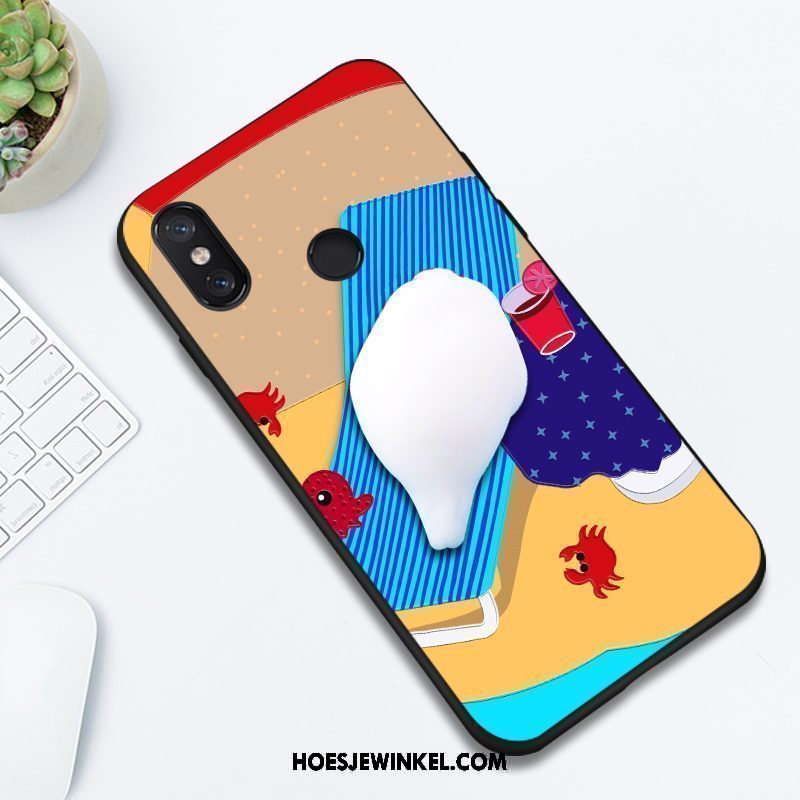 Xiaomi Mi 8 Hoesje Zacht Bescherming Anti-fall, Xiaomi Mi 8 Hoesje Siliconen Hoes Beige