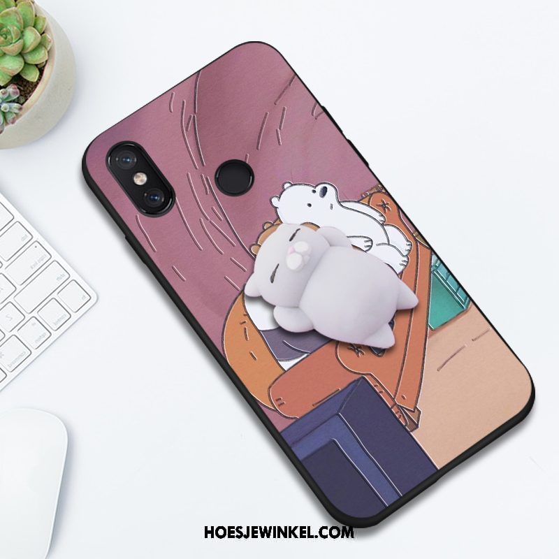 Xiaomi Mi 8 Hoesje Zacht Bescherming Anti-fall, Xiaomi Mi 8 Hoesje Siliconen Hoes Beige