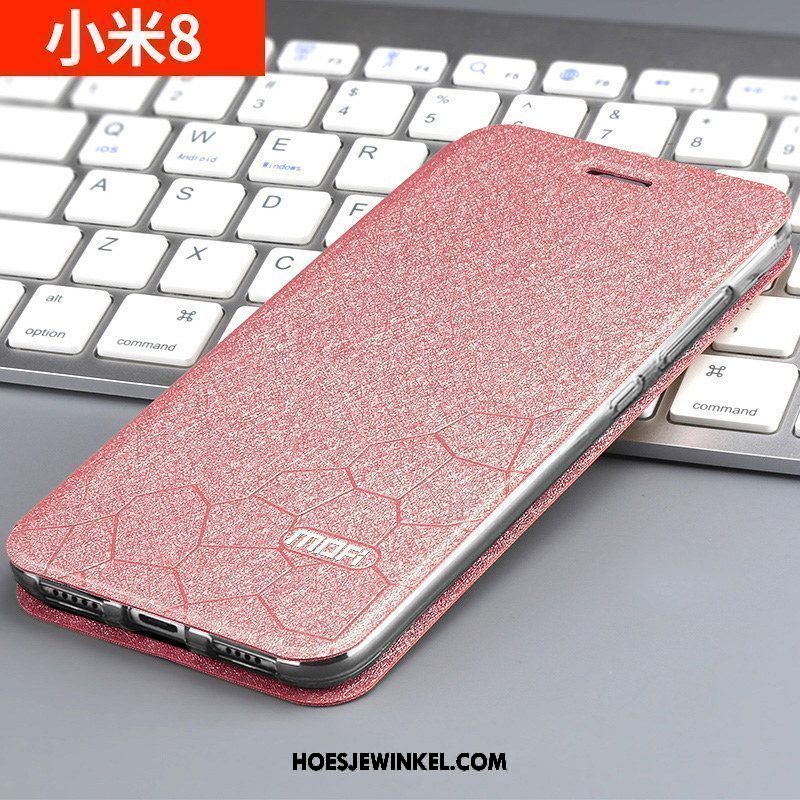 Xiaomi Mi 8 Hoesje Zacht Patroon Anti-fall, Xiaomi Mi 8 Hoesje Trend Dun Beige