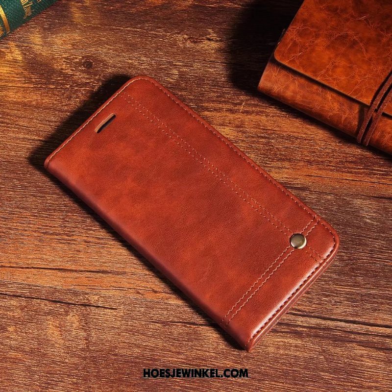 Xiaomi Mi 8 Lite Hoesje All Inclusive Leren Etui Hoes, Xiaomi Mi 8 Lite Hoesje Folio Bescherming