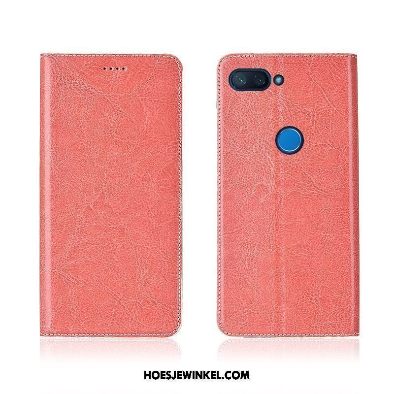 Xiaomi Mi 8 Lite Hoesje Anti-fall Bescherming Patroon, Xiaomi Mi 8 Lite Hoesje Jeugd Mobiele Telefoon Beige