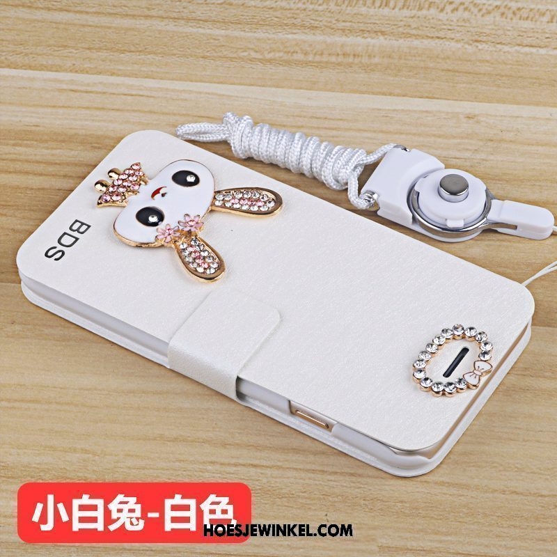 Xiaomi Mi 8 Lite Hoesje Anti-fall Folio Hoes, Xiaomi Mi 8 Lite Hoesje Leren Etui Jeugd Beige