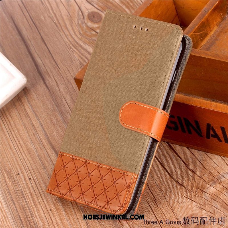 Xiaomi Mi 8 Lite Hoesje Folio Leren Etui Portemonnee, Xiaomi Mi 8 Lite Hoesje Hoes Bescherming