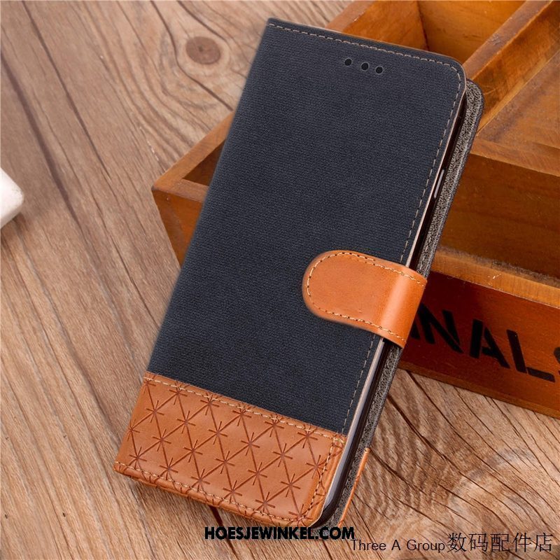 Xiaomi Mi 8 Lite Hoesje Folio Leren Etui Portemonnee, Xiaomi Mi 8 Lite Hoesje Hoes Bescherming