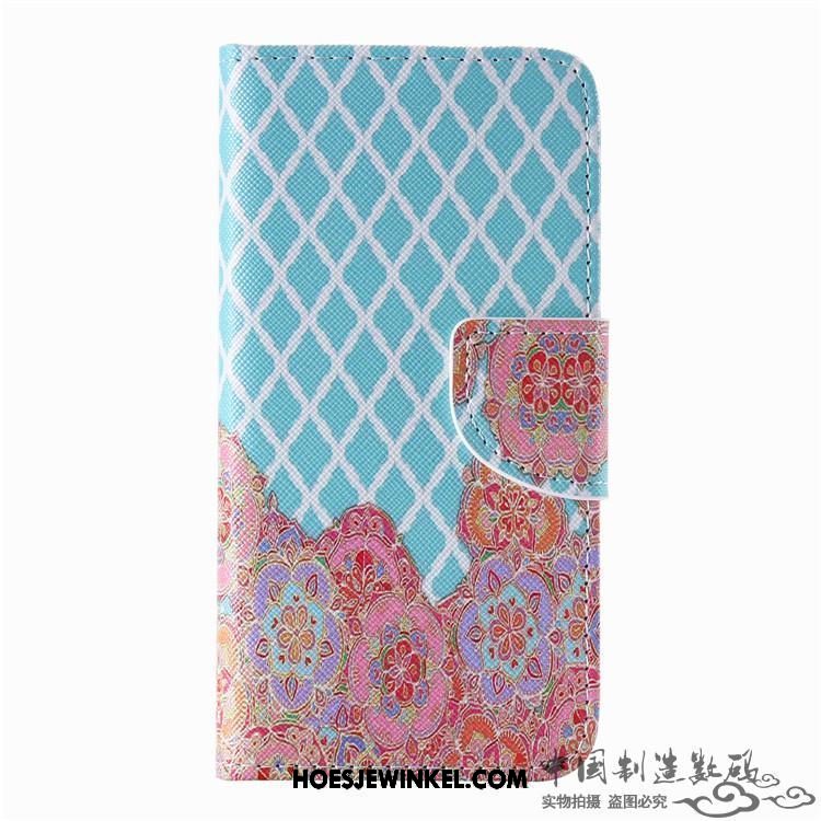 Xiaomi Mi 8 Lite Hoesje Folio Wind Rood, Xiaomi Mi 8 Lite Hoesje Bescherming Hoes