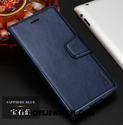 Xiaomi Mi 8 Lite Hoesje Groen Rood Echt Leer, Xiaomi Mi 8 Lite Hoesje Jeugd All Inclusive Beige