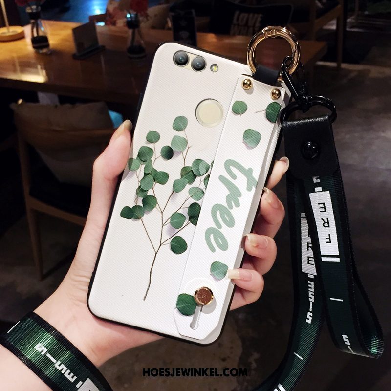 Xiaomi Mi 8 Lite Hoesje Hanger Jeugd Mobiele Telefoon, Xiaomi Mi 8 Lite Hoesje Siliconen Hoes Beige