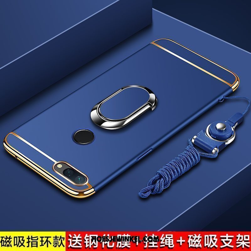 Xiaomi Mi 8 Lite Hoesje Hard Goud Patroon, Xiaomi Mi 8 Lite Hoesje Bescherming Trend Beige