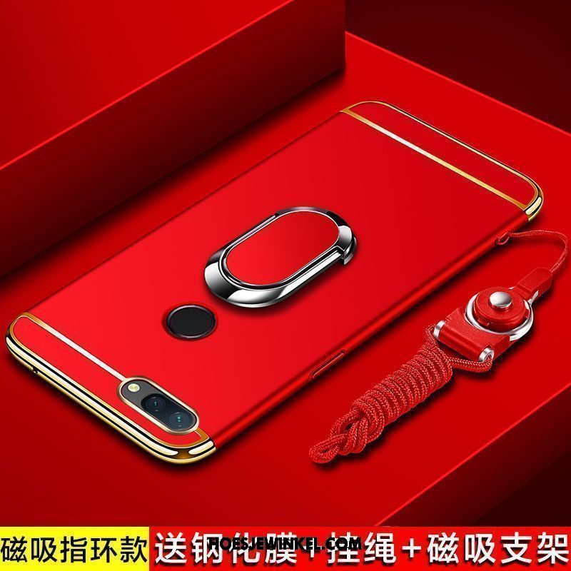Xiaomi Mi 8 Lite Hoesje Hard Goud Patroon, Xiaomi Mi 8 Lite Hoesje Bescherming Trend Beige