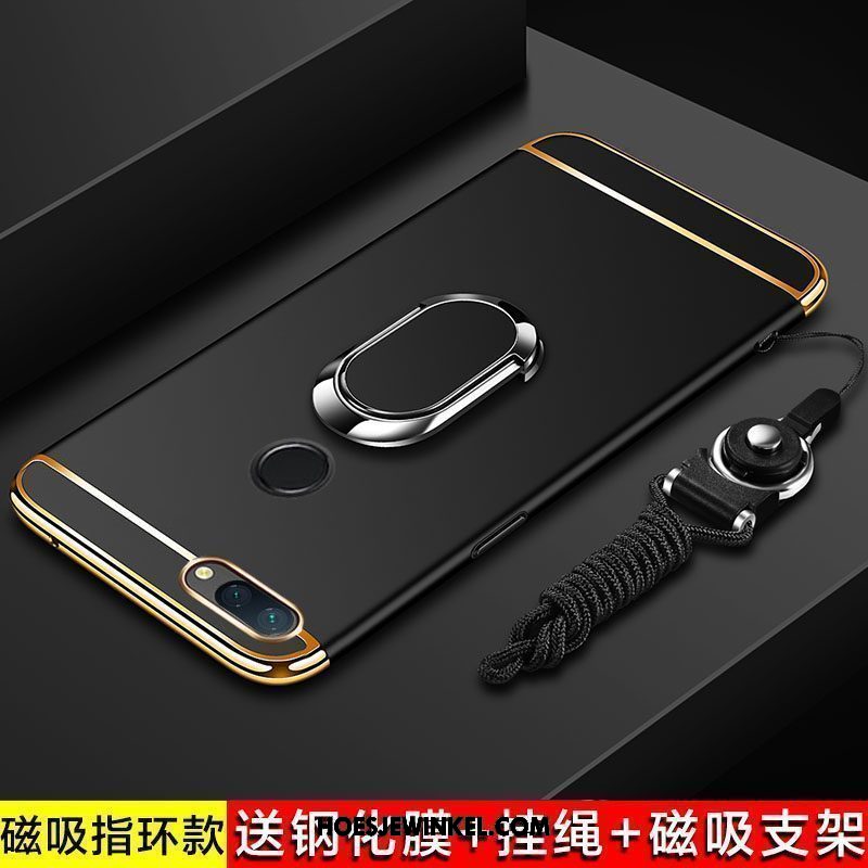 Xiaomi Mi 8 Lite Hoesje Hard Goud Patroon, Xiaomi Mi 8 Lite Hoesje Bescherming Trend Beige