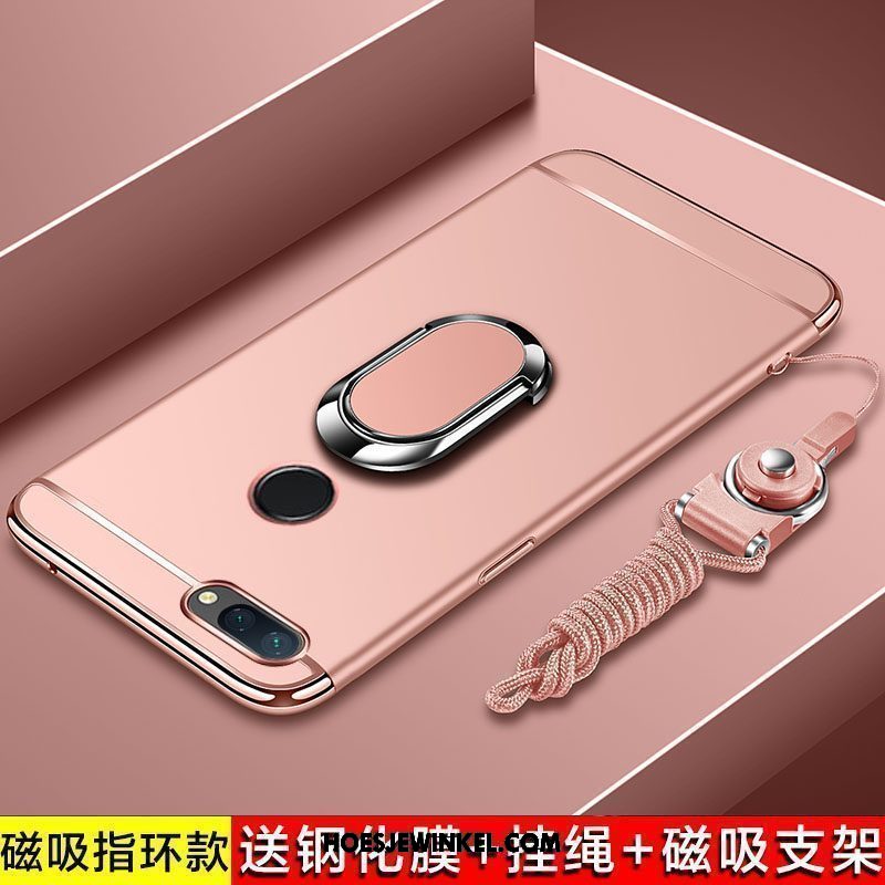 Xiaomi Mi 8 Lite Hoesje Hard Goud Patroon, Xiaomi Mi 8 Lite Hoesje Bescherming Trend Beige