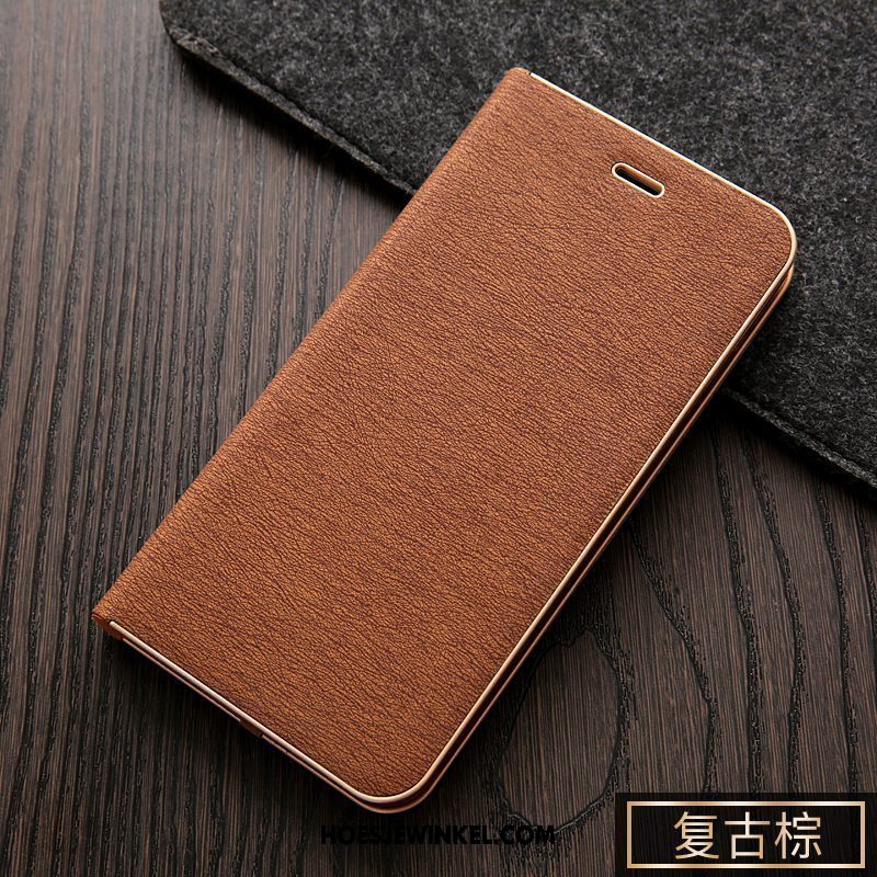 Xiaomi Mi 8 Lite Hoesje Mobiele Telefoon Bescherming Leren Etui, Xiaomi Mi 8 Lite Hoesje All Inclusive Roze