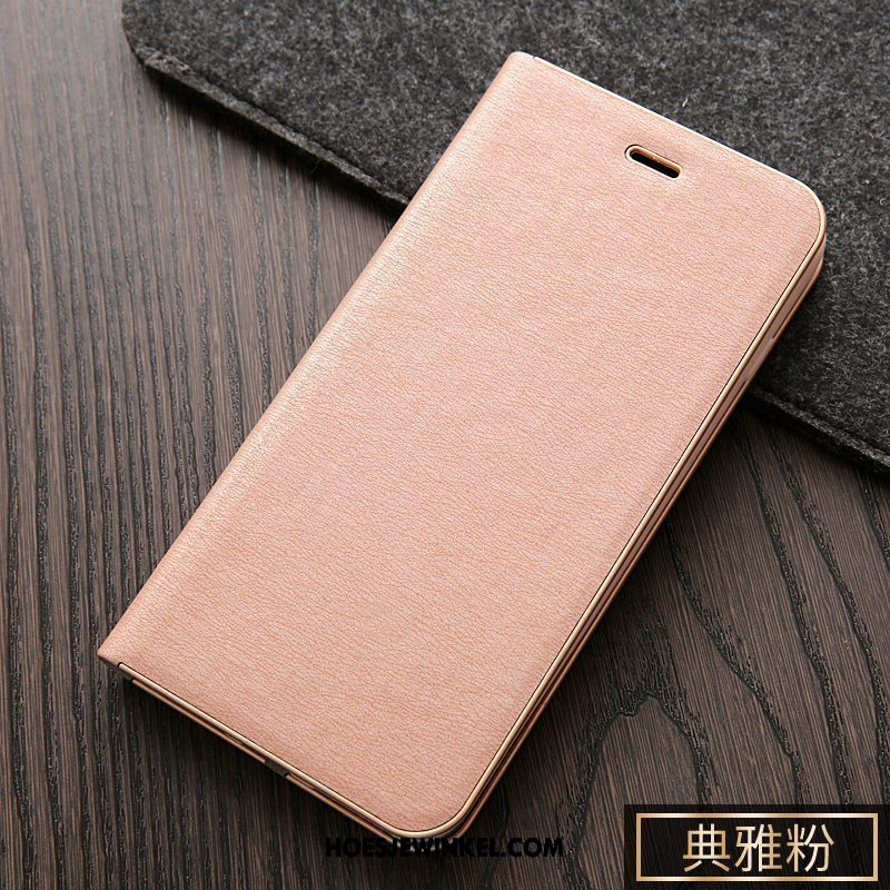 Xiaomi Mi 8 Lite Hoesje Mobiele Telefoon Bescherming Leren Etui, Xiaomi Mi 8 Lite Hoesje All Inclusive Roze