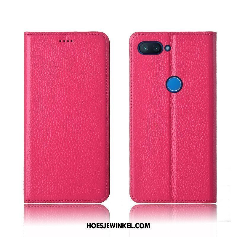 Xiaomi Mi 8 Lite Hoesje Mobiele Telefoon Mini Soort Aziatische Vrucht, Xiaomi Mi 8 Lite Hoesje Bescherming Jeugd Beige