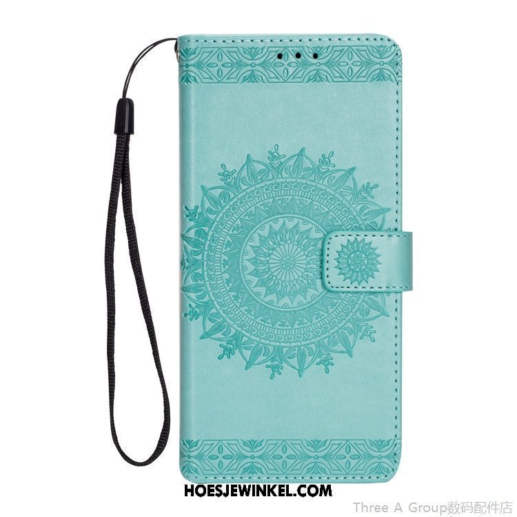 Xiaomi Mi 8 Lite Hoesje Portemonnee Hanger Folio, Xiaomi Mi 8 Lite Hoesje Roze Bescherming