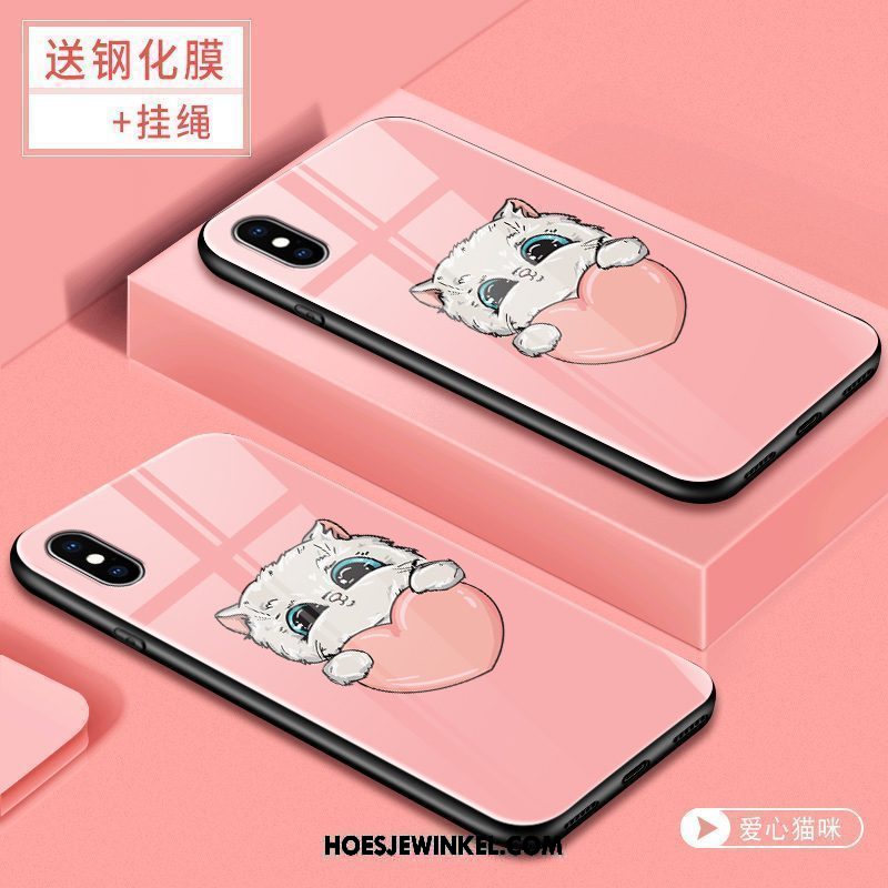 Xiaomi Mi 8 Pro Hoesje All Inclusive Scheppend Patroon, Xiaomi Mi 8 Pro Hoesje Net Red Trend Beige